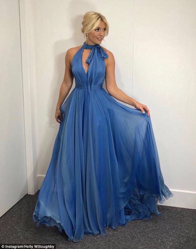 Holly Willoughby wears Suzanne Neville dress for Dancing On Ice 2018